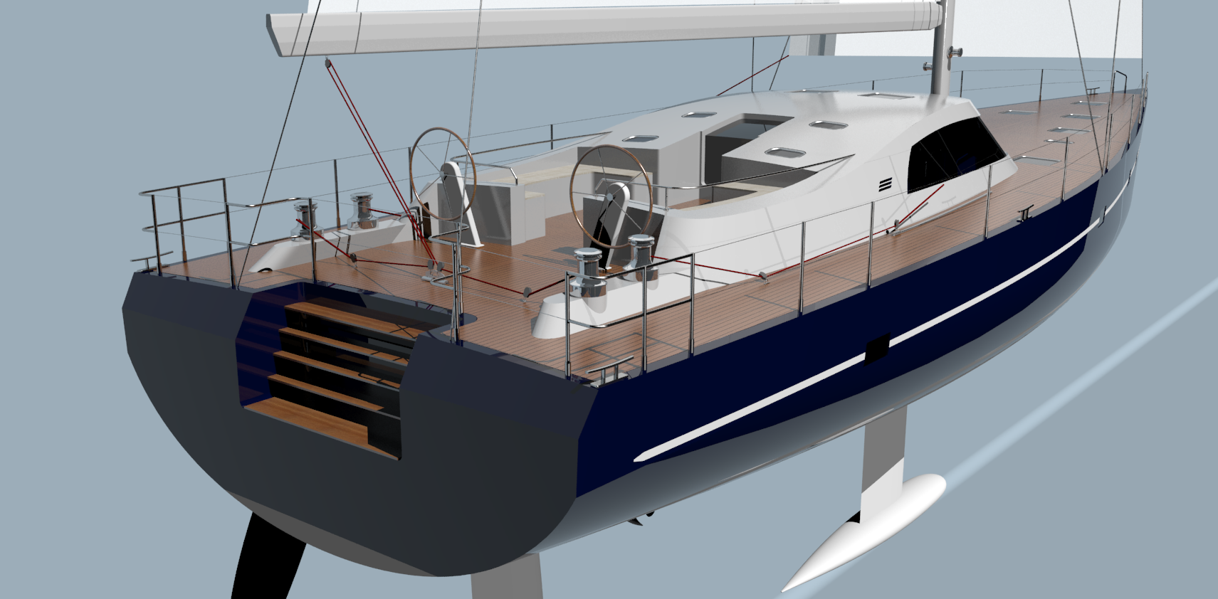 VK65 Aluminum Performance Sailing Yacht Advanced design Superior